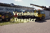 Verladung Dragster